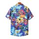 Men's Short Sleeve Shirt Fashion Loose Printed Shirt